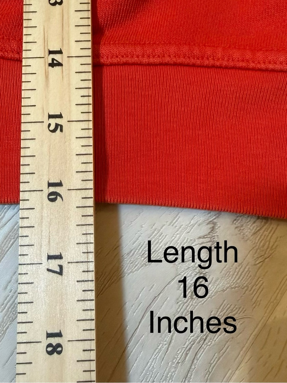 Daily Practice Women’s 100% Cotton, Curved, Oversized Top in Red. Size XS - Picture 8 of 8